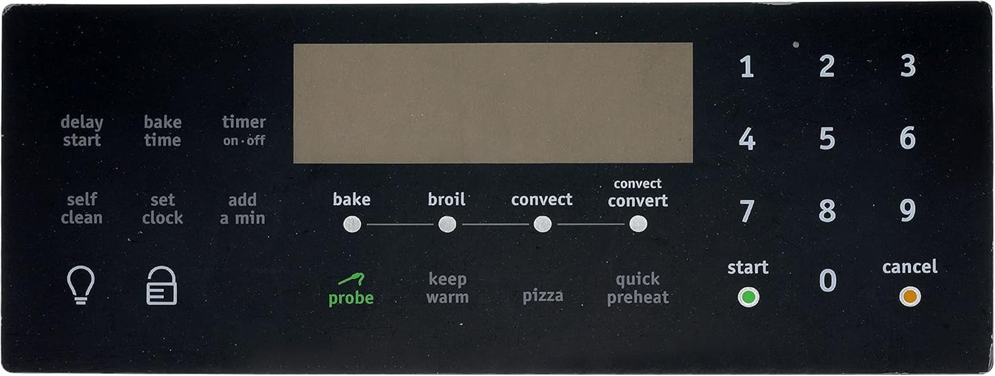Range Oven Board Control Overlay Replacemnet for Frigidaire 316419828