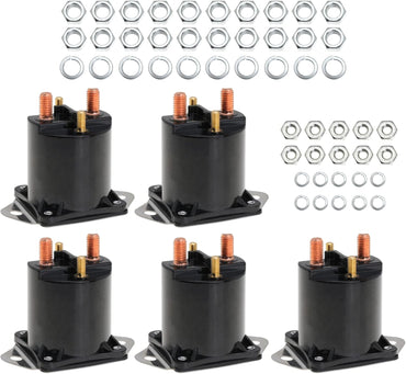 36V Solenoid for Club Car DS Golf Cart Replace 8016 1976-1998 4 Terminal Golf Cart Solenoid 5PCS
