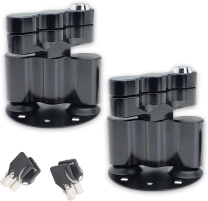 2Pack Pack Mount Lock with Keys Locking Pack Mount for Rotopax for RX-LOX-PM for LOX-PM Fuel Pack or Storage Box Water Pack Gas Can Mounts and for Fuel Standard Pack