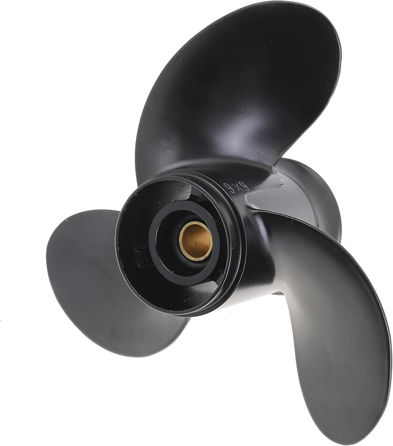Replace 48-828156A12 Outboard Propeller 9 x 9 for Mercury for Marine Engines 6HP 8HP 9.9HP 10HP 15HP 8 Spline Tooth, 2-1/2" Gearcase, RH