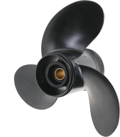 Replace 48-828156A12 Outboard Propeller 9 x 9 for Mercury for Marine Engines 6HP 8HP 9.9HP 10HP 15HP 8 Spline Tooth, 2-1/2" Gearcase, RH