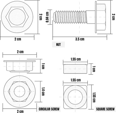 Plow Mount for Polaris Ranger XP 1000 (Screw Kit)
