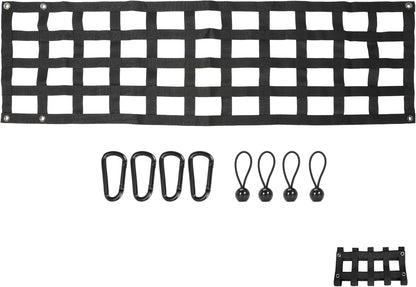 60'' x 18'' Tailgate Net for Full Size Truck Bed, 60x18 Pickup Cargo Net Tail Gate Cargo Netting for GMC, for Chevy Chevrolet, for Ford, for Dodge Ram (Style C)