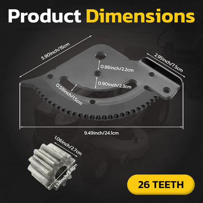 UC14592 Steering Sector Pinion Gear for John Deere D105 D110 D125 D130 D140 D160 D170 Lawn Tractors Replaces UC14592 UC13515 GX26057 GX26220