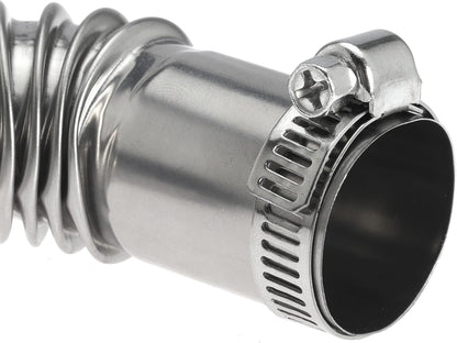 24mm Exhaust Tube Connector for Chinese for Webasto Diesel Heaters with Clamps, Pack of 2