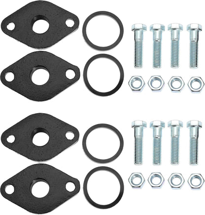 Cast Iron Flange Kit with Gasket for Grundfos 519601 UP Series Circulator Pump, 3/4" NPT (Pack of 4)