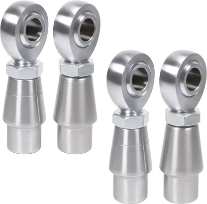 1/2" Heim Joints Rod End Kit Thread 0.5" Chromoly Heim Joints Suspension Kit Right and Left Hand Traction Bars Steering Kit with Jam Nuts (1 set-1/2 inch)