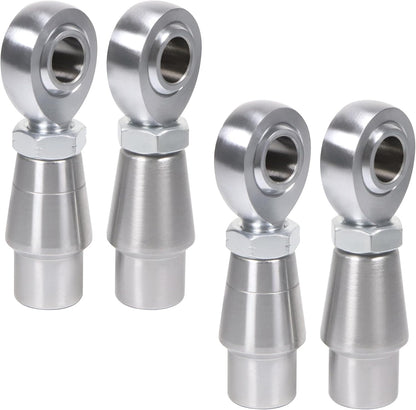 5/8" Heim Joints Rod End Kit Thread 0.625" Chromoly Heim Joints Suspension Kit Right and Left Hand Traction Bars Steering Kit with Round Tube Adapter Jam Nuts (2 set-5/8 inch)
