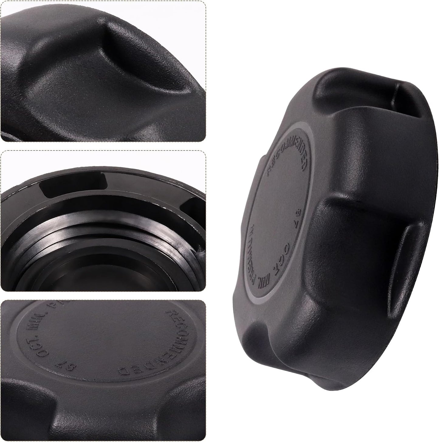 Fuel Cap Gas Cap for Polaris RZR Ranger Sportsman General Ranger RZR 1000 900 800 700 500 570 500 Turbo ETX M1400 5439075 5433687 2521751, Pack of 2