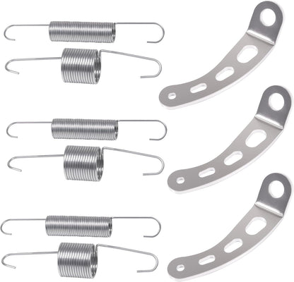Universal 59206 Carburetor Throttle Return Spring and 4708 Throttle Return Spring Bracket for Most 5-1/8 Carburetor Necks (3Pack)
