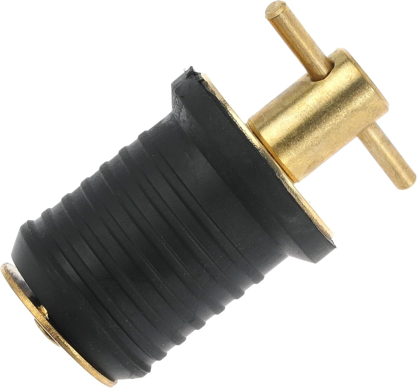 2 Pcs Boat Drain Plug With T Handle - Snap Rubber Plugs With Brass/Stainless Steel Handle - Marine Twist Accessories