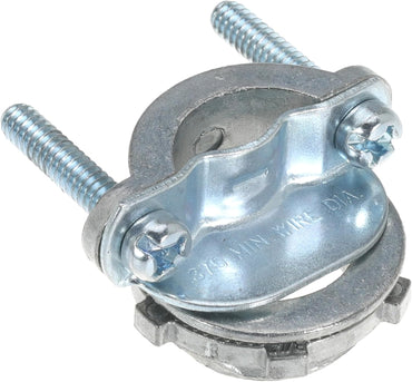 3/4 Inch Cable Connector, Clamp Type Cable Connectors, Zinc Steel for Metallic Conduit Protect Cables, fits Electrical Box Wire Clamps