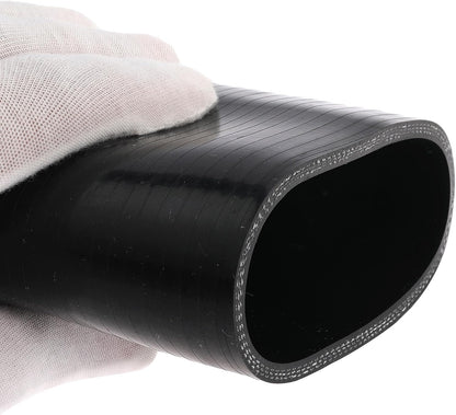 3 Inch Straight Silicone Hose For Turbo Intercooler Intake Silicone Hose Black with Clamp