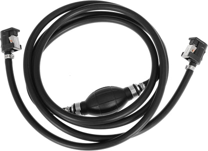 6mm (1/4") Boat Fuel Line Kit Fuel Line Assembly with Primer Bulb & Connector 10FT Marine Boat Motor Outboard Fuel Gas Line Hose for RVs, Tractors, and Caravans