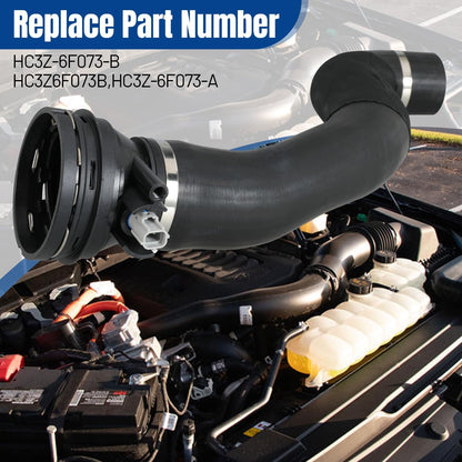HC3Z-6F073-B Turbo Intercooler Outlet Tube Replace HC3Z-6F073-B HC3Z6F073B HC3Z-6F073-A For Ford F-250 F-350 F250 F350 Super Duty 2017 6.7L Powerstroke 2017 2018 2019 with Sensor