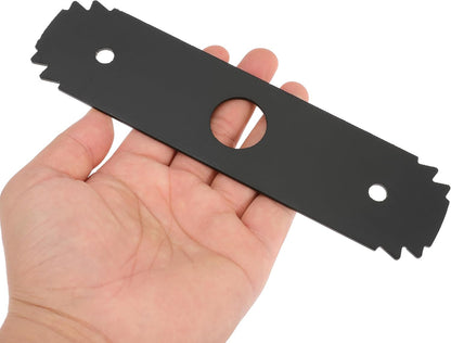 8 Inch Edger Steel Serrated Blade Replace AC04215 Reversible Heavy Duty Hardened Steel Edger Blade for Ryobi for Edgers UT50500 UT15518 RY15518 RYEDG11 P2310 P2300B 1" Center Hole (3)