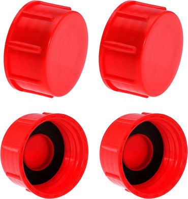 Gas Can Cap Replacement Red Coarse Thread Cap Solid Transportation Gas Can Caps Prevent Fuel Leakage