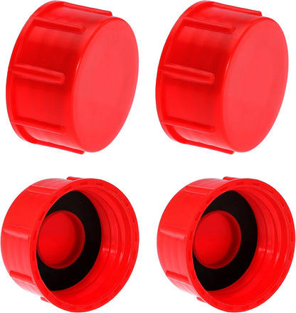 Gas Can Cap Replacement Red Coarse Thread Cap Solid Transportation Gas Can Caps Prevent Fuel Leakage