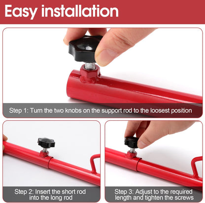 Hatch Jammer Auto Body Repair Tools Retractable Support Rod Holder Replace 17100 for Car Trunk Lift Gate Support Automotive Polishing Trunk Support Car Door Fixing, 2 PCS