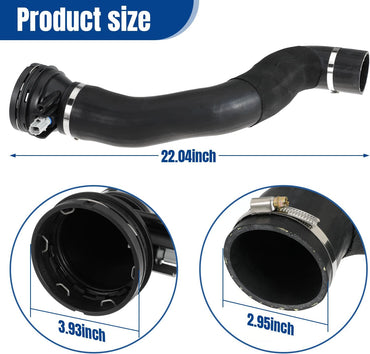 HC3Z-6F073-B Turbo Intercooler Outlet Tube Replace HC3Z-6F073-B HC3Z6F073B HC3Z-6F073-A For Ford F-250 F-350 F250 F350 Super Duty 2017 6.7L Powerstroke 2017 2018 2019 with Sensor