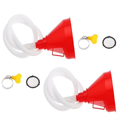 Wide Mouth Oil Funnel Flexible Fuel Funnel with Long Hose Funnels for Automotive Use Car Funnel for Engine Gas Gasoline Diesel Fluid Liquid (1)