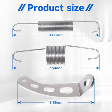 Universal 59206 Carburetor Throttle Return Spring and 4708 Throttle Return Spring Bracket for Most 5-1/8 Carburetor Necks (4Pack)