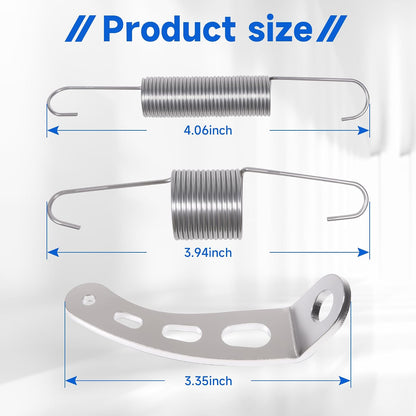 Universal 59206 Carburetor Throttle Return Spring and 4708 Throttle Return Spring Bracket for Most 5-1/8 Carburetor Necks (4Pack)