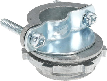 1 Inch Cable Connector, Clamp Type Cable Connectors, Zinc Steel for Metallic Conduit Protect Cables, fits Electrical Box Wire Clamps