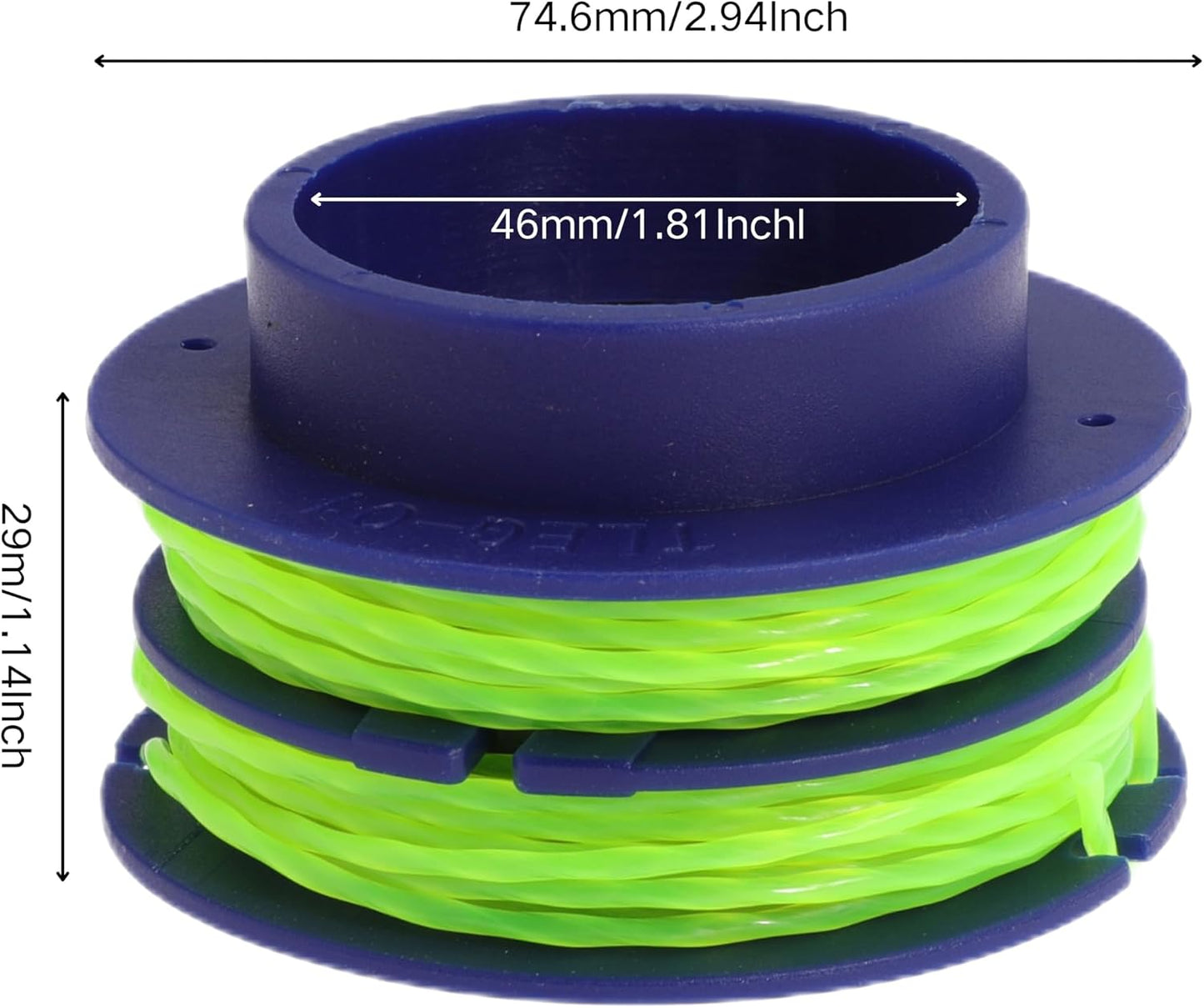 Pre-Wound Dual-line Spool 0.08 Diameter line for Kobalt 24V KST 1124B-03 KST 2024A-03 KST 2224B-03 KST 4024A-03 Trimmer Replace 1504979 1137837