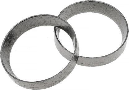 Exhaust Gasket for Harley Davidson Bikes Touring Sportster Dyna Softial Evo 1984-2021 (Pack of 2)