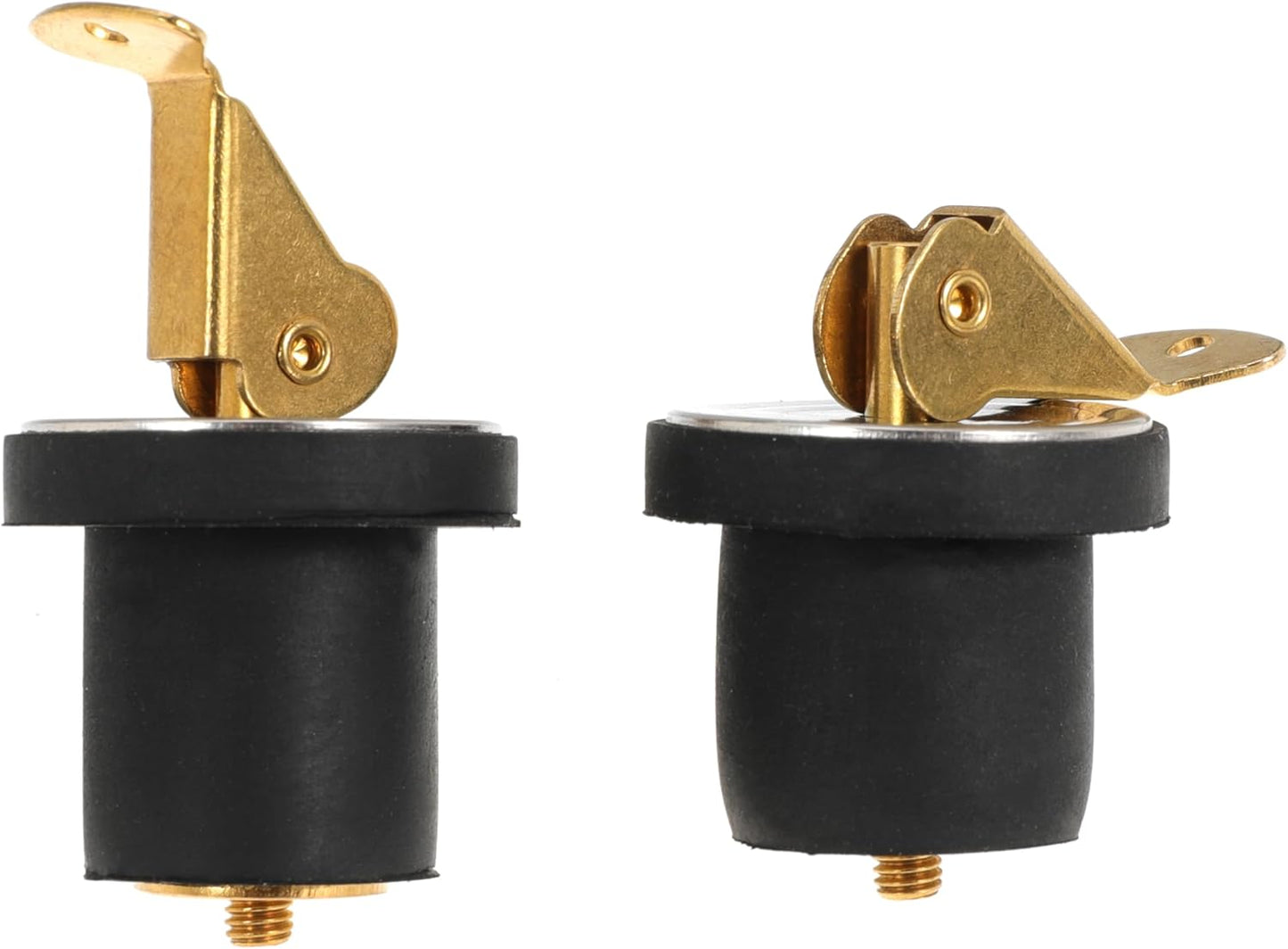 Boat Plug 3/4Inch Brass Boat Drain Plug Snap Handle Plug Deck Plug for Boat Marine (3/4inch-2)