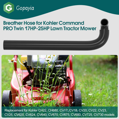 Replacement 2432693-S Breather Hose for Kohler Command PRO Twin 17hp-25hp Lawn Tractor Mower 2PCS