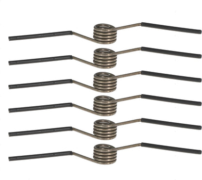 Self Opening Door Hinge Spring Self-Opening Hinge Springs Reverse Acting Fit 1/2" and 5/8" Radius Hinges (6)