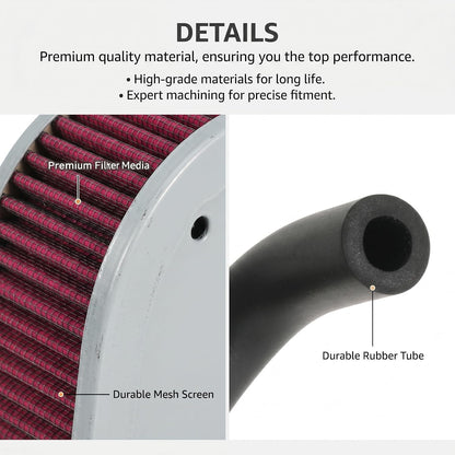 29461-99 HD-1499 Air Filter and 29476-99 Breather Tube Kit Fits for Harley Davidson 1999-2007 Motorcycles