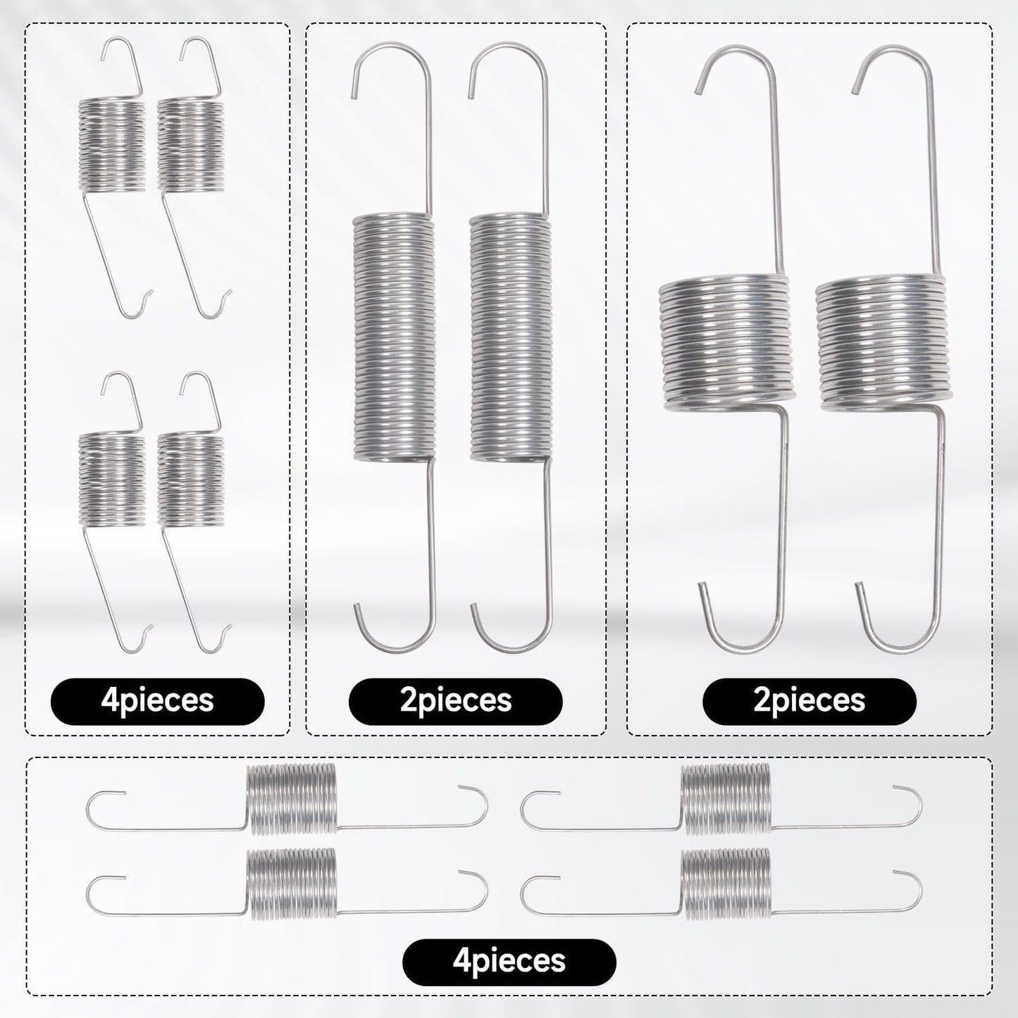 Throttle Return Spring Set Replace 59207, 2 Sets 12 Pcs