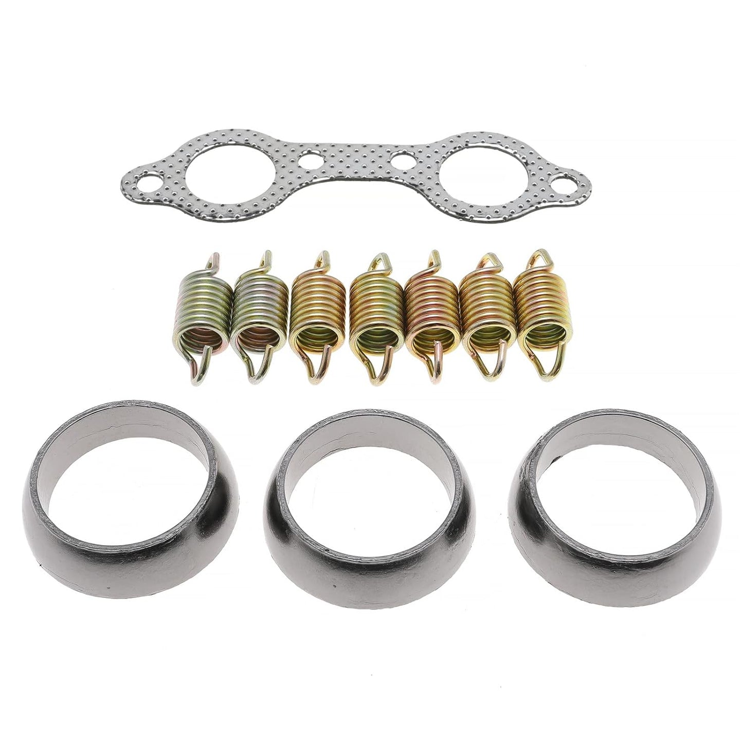 Exhaust Manifold Gasket Spring Rebuild Kit for Polaris Ranger 700 800 2006-2014 Sportsman 600 700 2002-2007