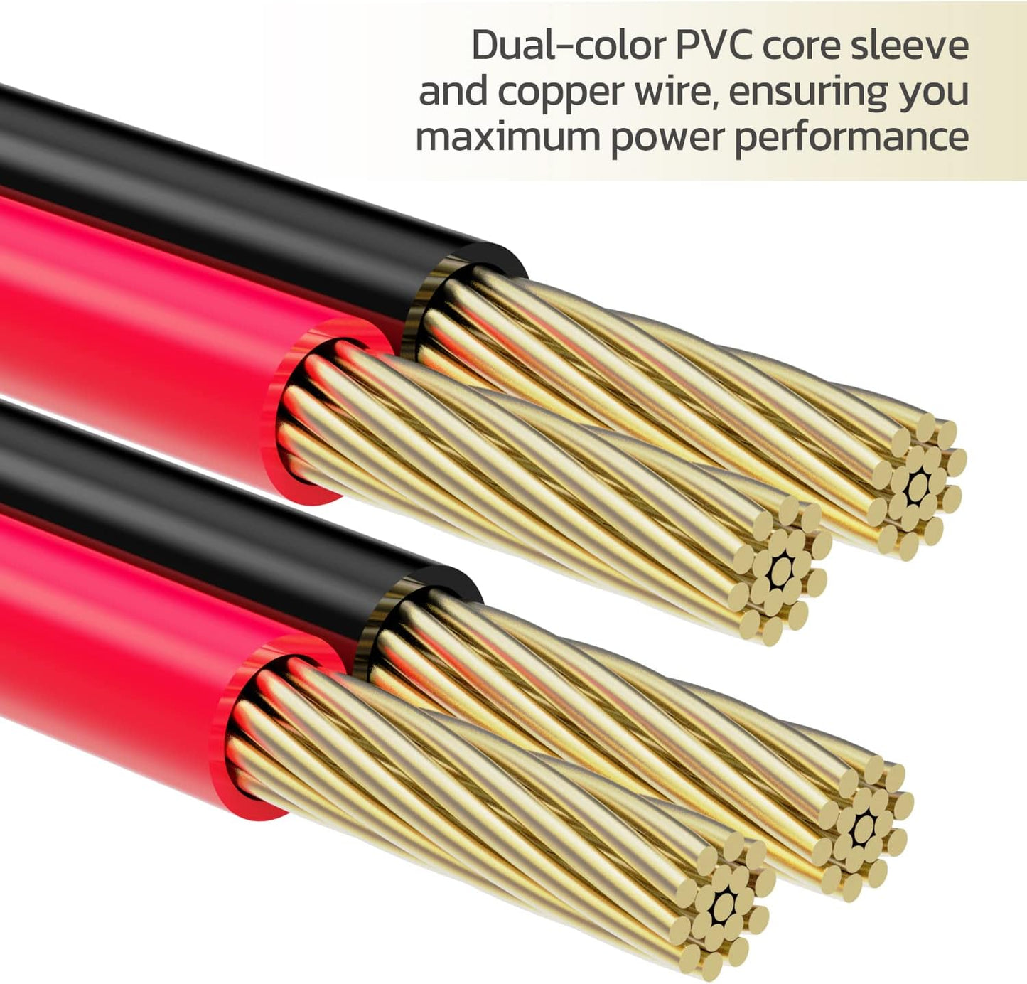 10AWG SAE Extension Cable 10 Gauge SAE to SAE Extension Cord with Two Prong Connectors for Solar RV Automotive (1FT)