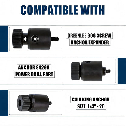 Screw Anchor Expander Replace 868 1/4" - 20 Anchor Power Drill Part For Caulking Anchor Size For Greenlee 2PC