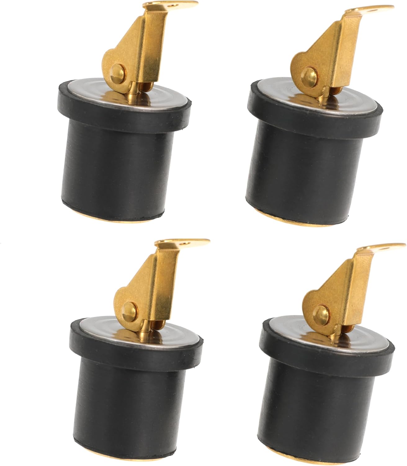 Boat Drain Plug Brass Boat Plug Snap Rubber Plugs Deck Plug for Boat Marine Twist Accessories