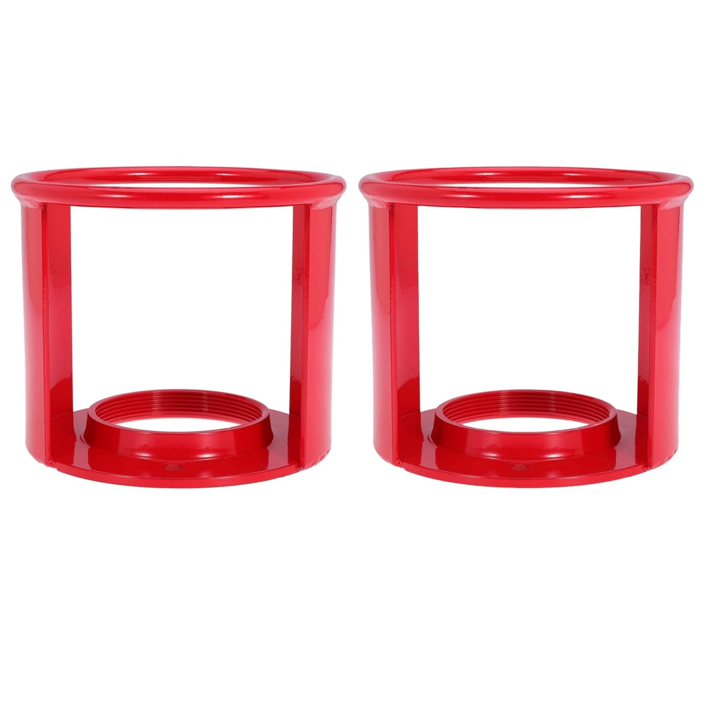 Acetylene Cylinder Regulator Safety Cap Protector Safety Collar 3-1/2 x 12 Fine Thread for Acetylene Cylinder, Acetylene Tank, High Pressure Cylinder, Low Pressure Cylinder (Red, 1PCS (312))