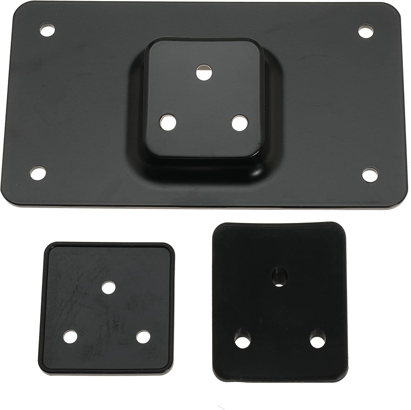 3-Hole Laydown License Plate Mount Bracket for Harley Big Twins Softail Dyna Sportster XL 1973-Up