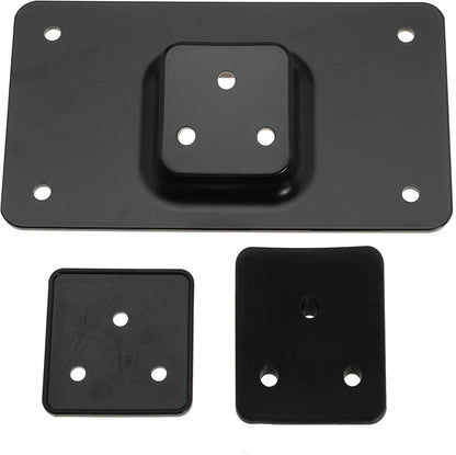 3-Hole Laydown License Plate Mount Bracket for Harley Big Twins Softail Dyna Sportster XL 1973-Up