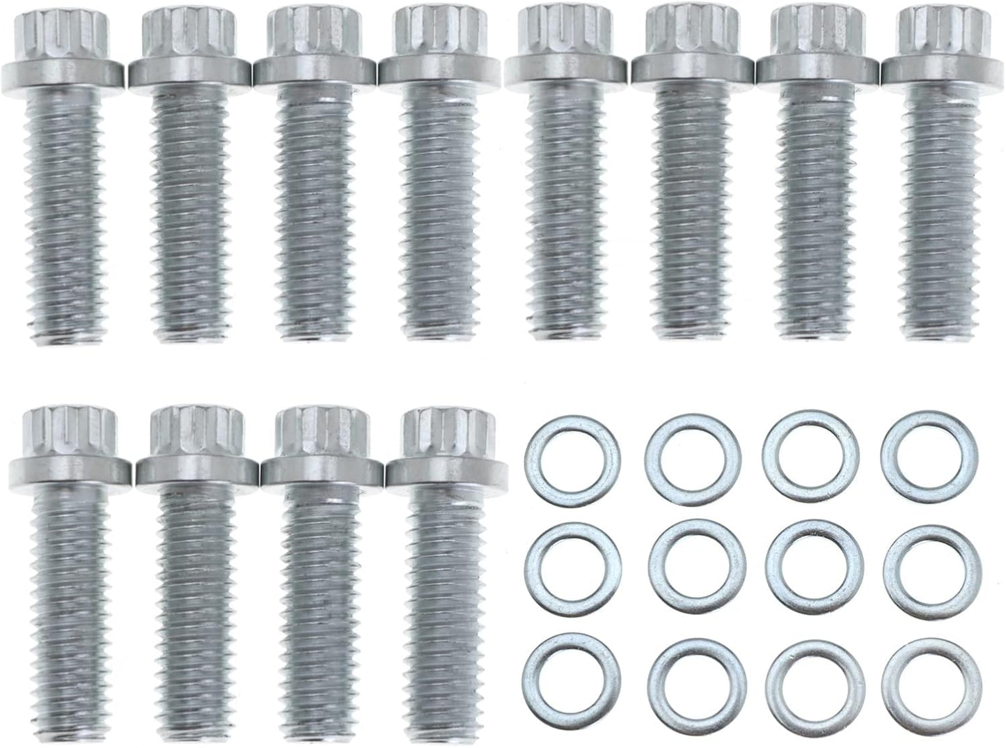 Intake Manifold Bolt Kit for Chevy Chrysler V8 Set of 3/8" and 1-1/8" | Small Block, Replace 38400, for Chrysler V8 SB V6 for Blazer SBC