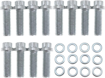 Intake Manifold Bolt Kit for Chevy Chrysler V8 Set of 3/8" and 1-1/8" | Small Block, Replace 38400, for Chrysler V8 SB V6 for Blazer SBC