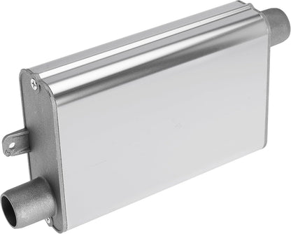 24mm Exhaust Muffler Pipe Upgraded for Chinese for Eberspacher Diesel Heaters Air Compressor with 2 clamps and screws, Silver