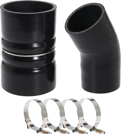 6.0 Hose Boot Kit For Ford F250 F350 6.0L Diesel Powerstroke 2003 2004 2005 2006 2007 with T Bolt Clamp