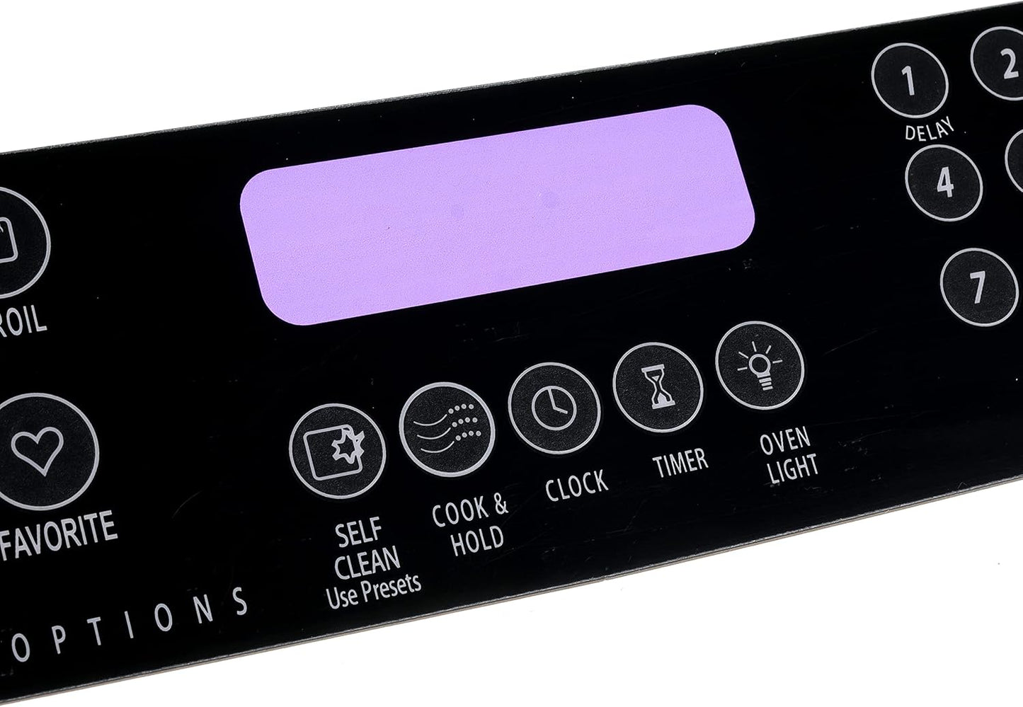 Touchpad W10207928 Switch Membrane Control Panel for Whirlpool Range Oven Stove
