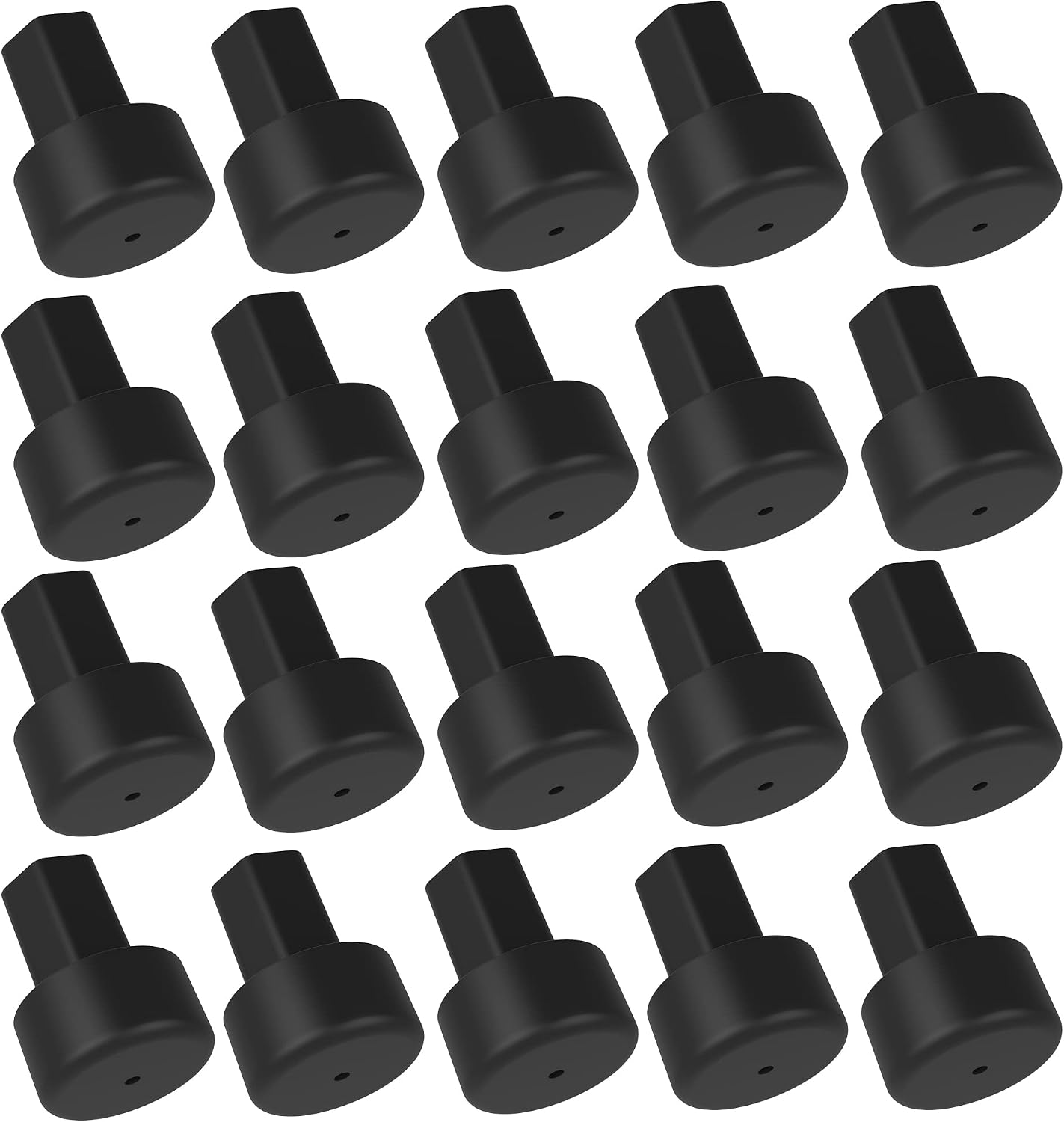 Grate Rubber Feet Replaces W10919249 SDA-00189300 Stove Gate HP Rubber Bumper for Kitchen Aid for Jenn Air Gas Range Burners Cooktop Grills, 20 Pack