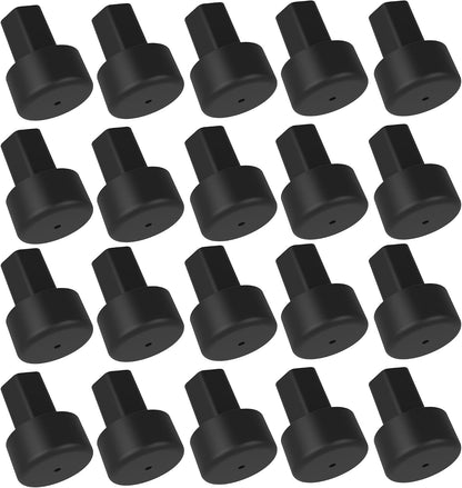 Grate Rubber Feet Replaces W10919249 SDA-00189300 Stove Gate HP Rubber Bumper for Kitchen Aid for Jenn Air Gas Range Burners Cooktop Grills, 20 Pack