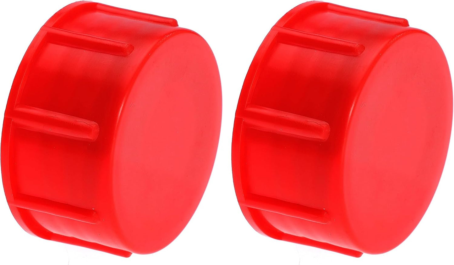 Gas Can Cap Replacement Red Coarse Thread Cap Solid Transportation Gas Can Caps Prevent Fuel Leakage